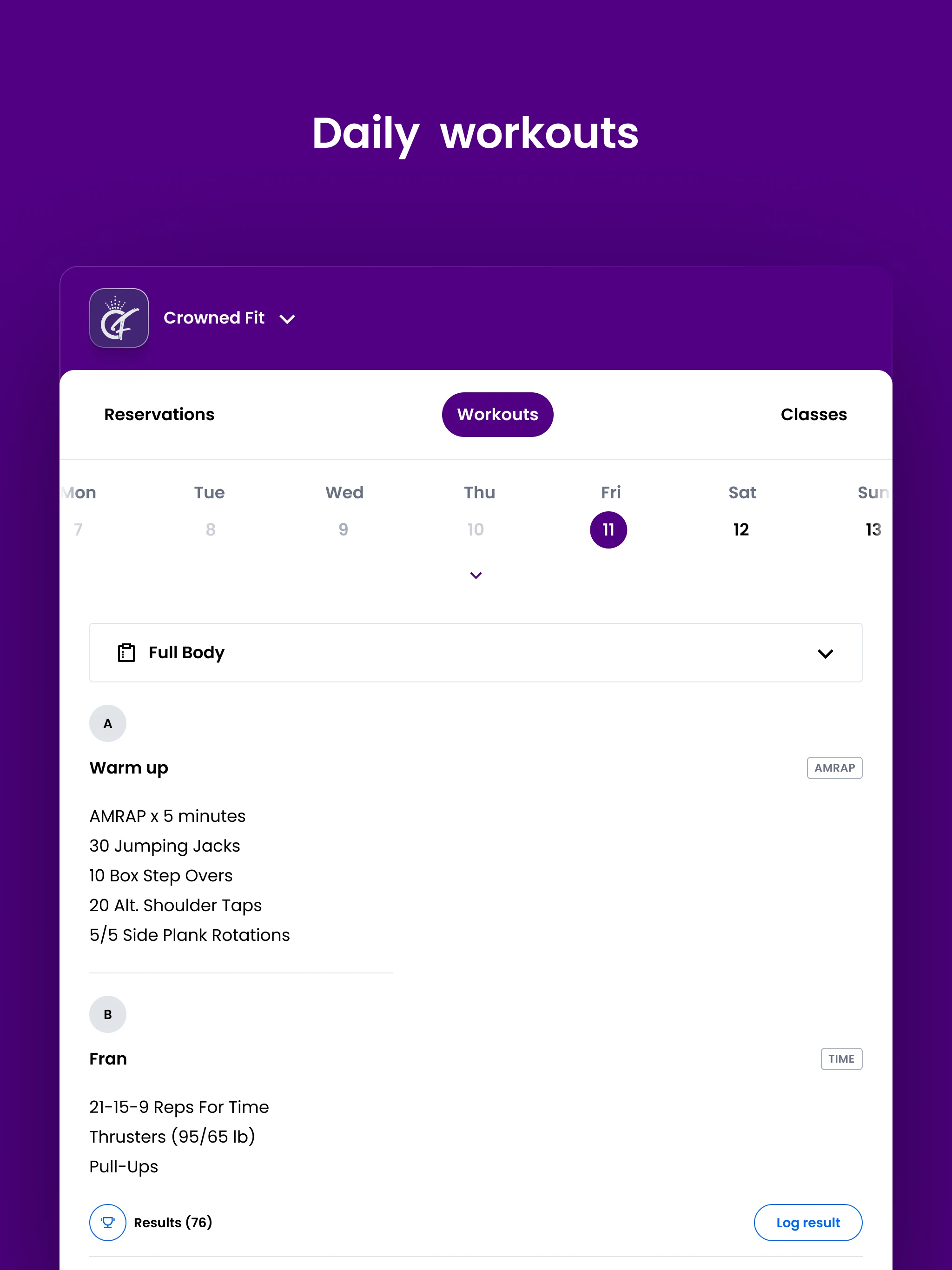 Crowned Fit screenshot