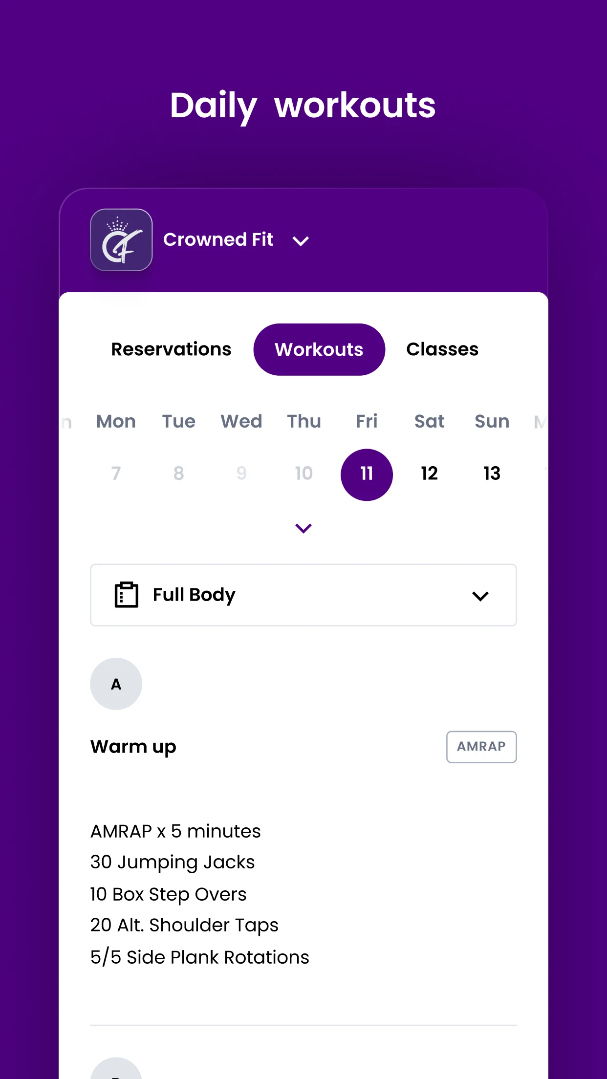 Crowned Fit screenshot